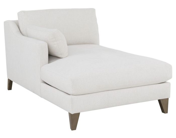 Fairfield 2715-27 Left Arm Facing Chaise One Back over One Seat with Tapered Legs
