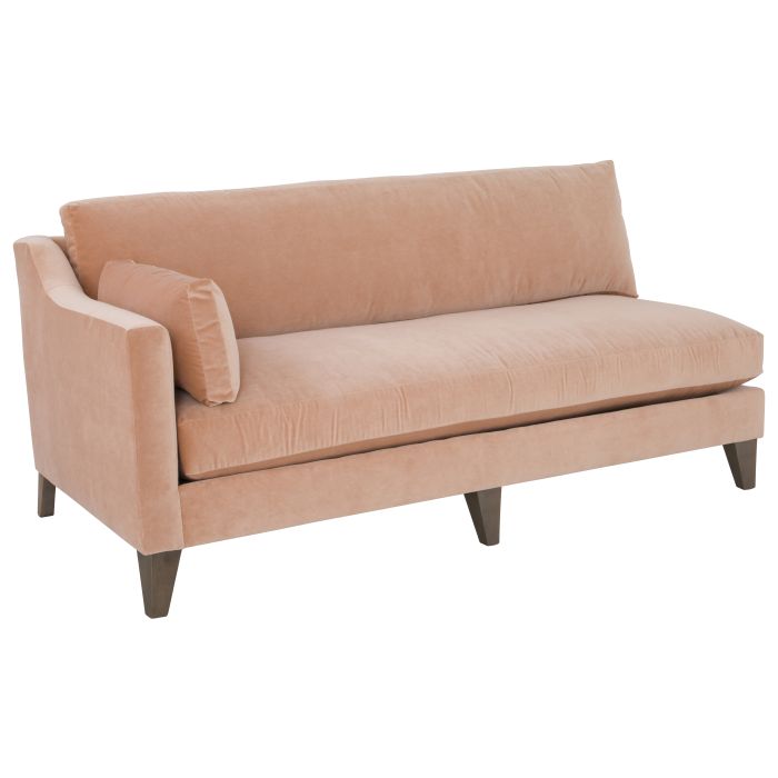 Fairfield 2715-52 Left Arm Facing Sofa One Back over One Seat with Tapered Legs