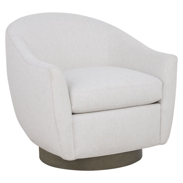 Fairfield 6047-31 Hazel Swivel Chair with Wooden Base