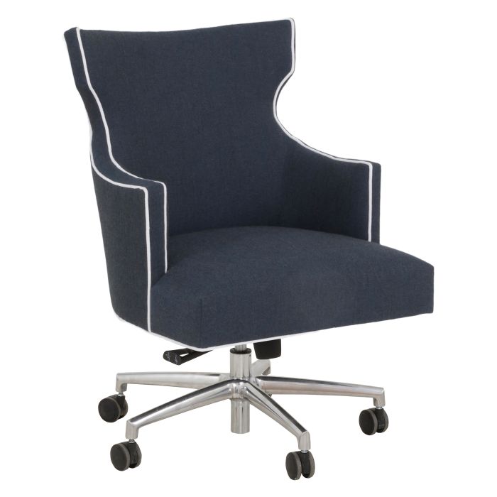 Fairfield 6062-35-2 Lockhart Executive Desk Chair with Polished Nickel Base