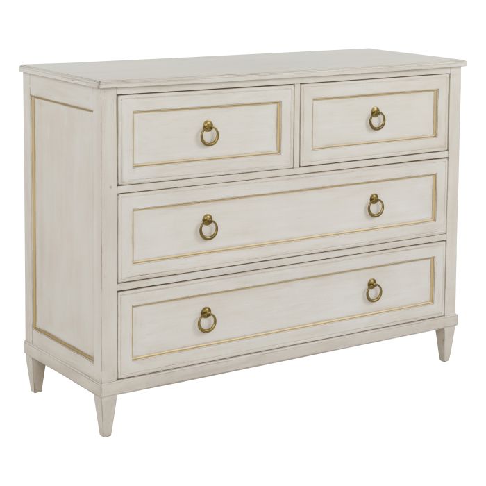 Fairfield 8010-AC-C Palazzo Four Drawer Chest – Champagne Mist