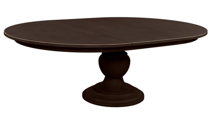 Fairfield 8010-DT-M Aria 60″ Round Dining Table with Leaf