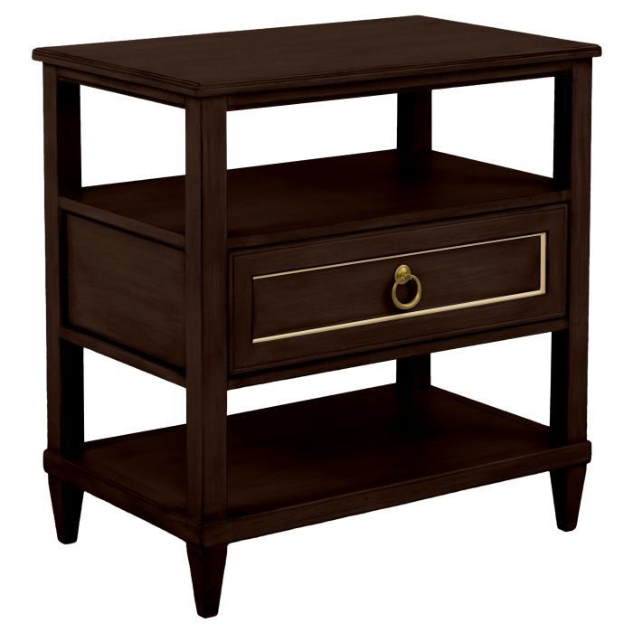 Fairfield 8010-SN-M Palazzo One Drawer Nightstand – Cafe Mocha