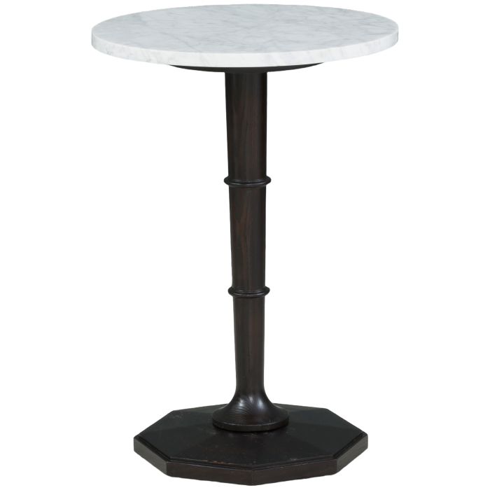 Fairfield 8164-90 Drink Table with White Carrera stone top