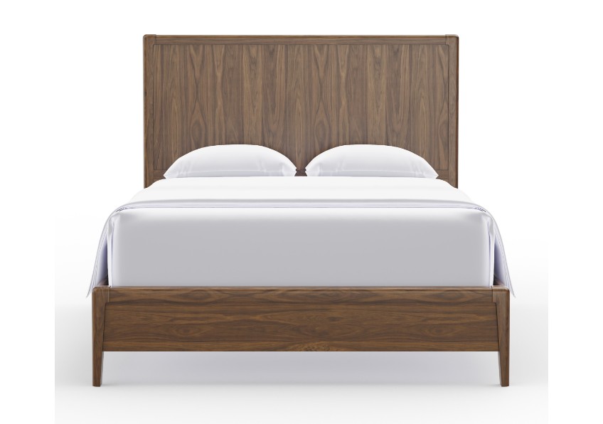 Vaughan Bassett 850-667-766-722-MS1 Nordhaven King Panel Bed Nordic Walnut