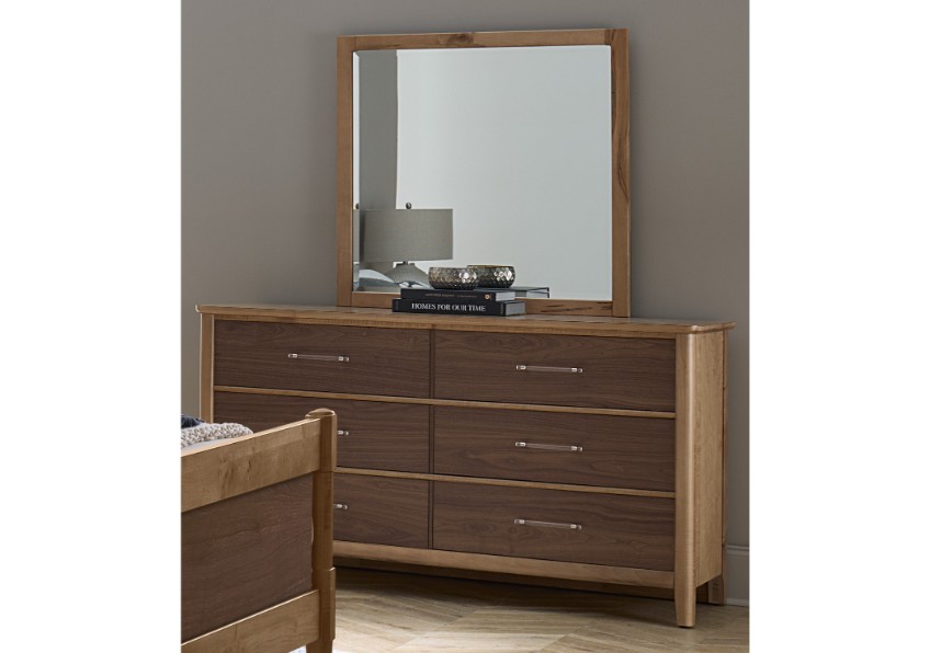 Vaughan Bassett 853-003 Nordhaven 6 Drawer Dresser Two Tone