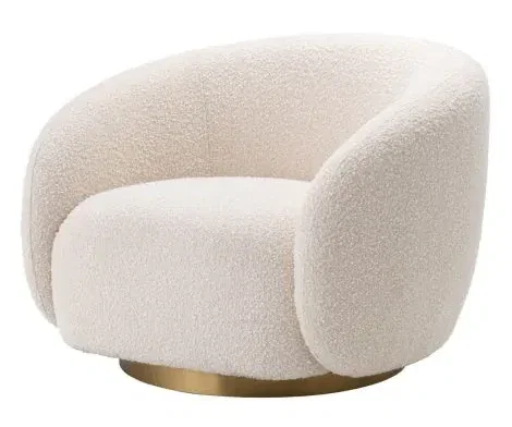 Eichholtz A115169 Swivel Chair Brice in Avalon Sand