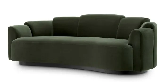 Eichholtz A120078 Sofa Marbella in Torrin Green Velvet