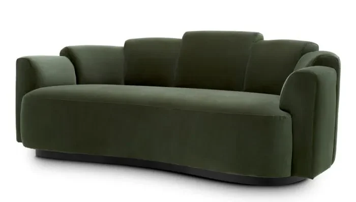 Eichholtz A120079 Sofa Marbella S in Torrin Green Velvet