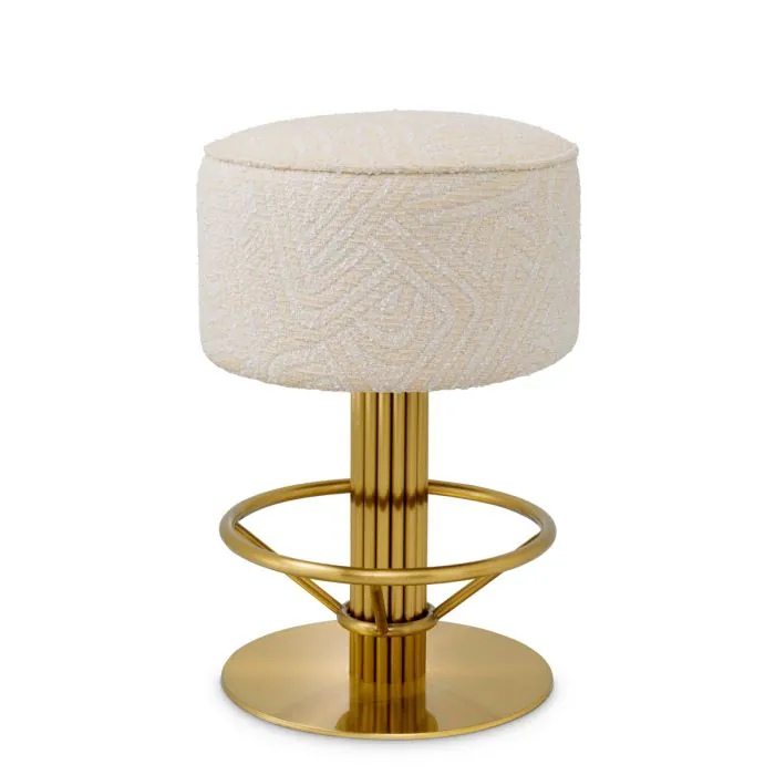 Eichholtz A120862 Counter Stool Carleton in Camari Cream