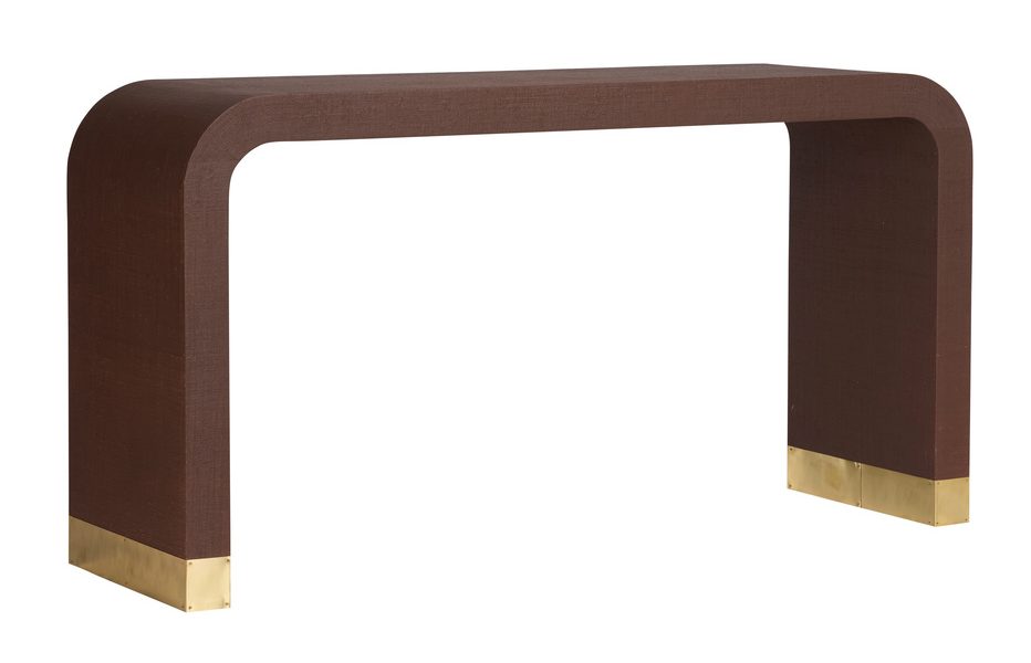 Chelsea House C10021 Waterfall Console Chocolate