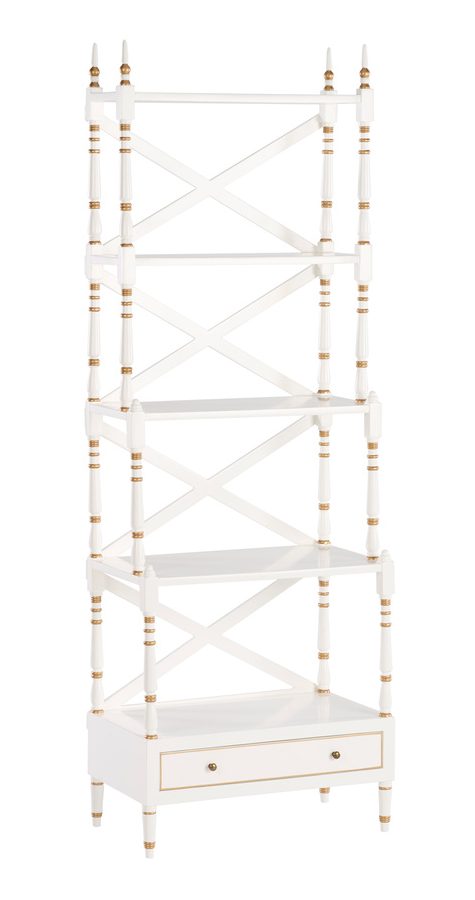 Chelsea House C10024 Carnaby House Bookcase White