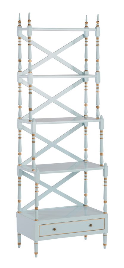 Chelsea House C10025 Carnaby House Bookcase Blue