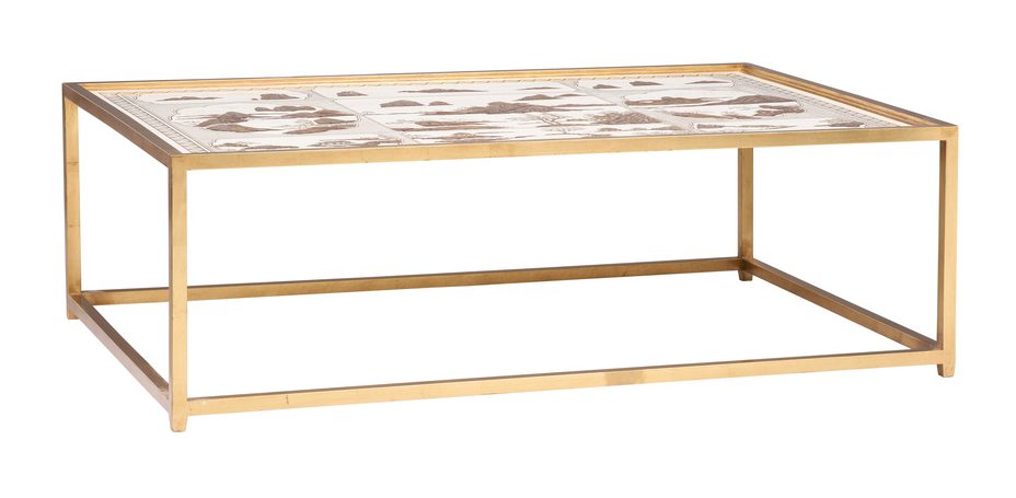 Chelsea House C10133 Chinoiserie Coffee Table White