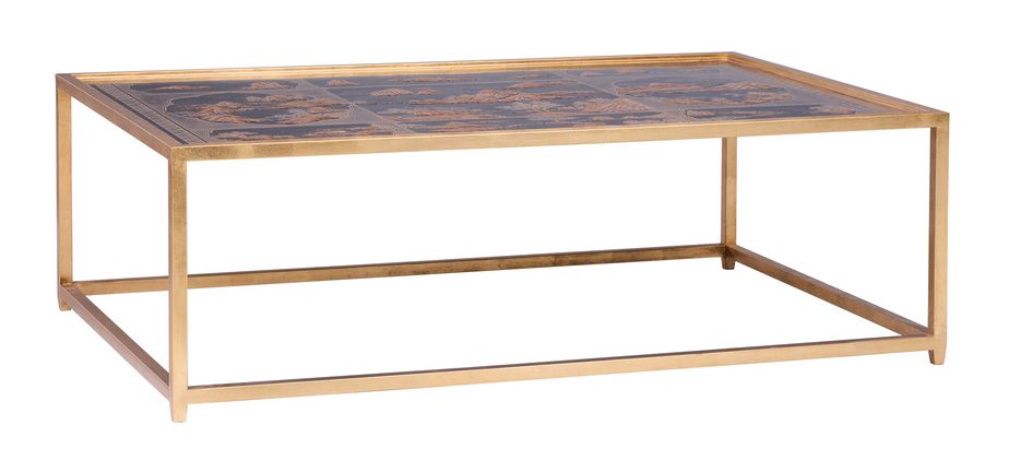 Chelsea House C10134 Chinoiserie Coffee Table Black