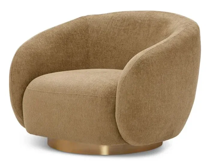 Eichholtz CMA0022 Swivel Chair Brice in Stratfort Honey