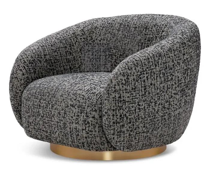Eichholtz CMA0027 Swivel Chair Brice in Montclaire Blue