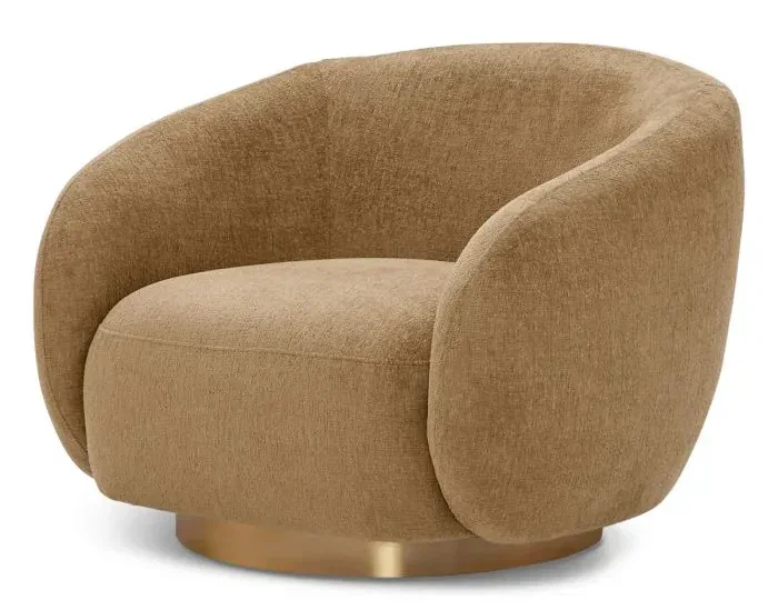 Eichholtz CMA0031 Swivel Chair Brice in Hastings Camel