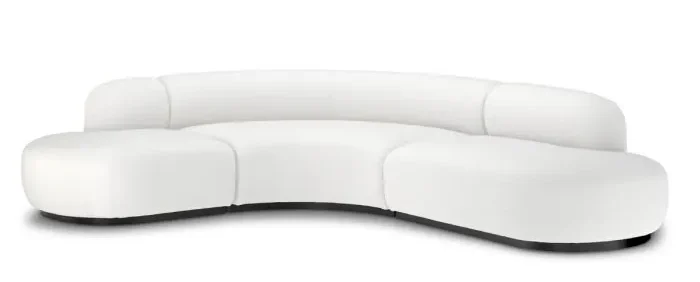 Eichholtz CMA0127 Sofa Björn in L Muslin White