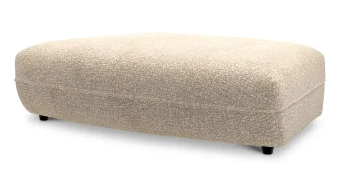 Eichholtz CMA0198 Modular Sofa Grand Avenue Ottoman in Montclair Silver