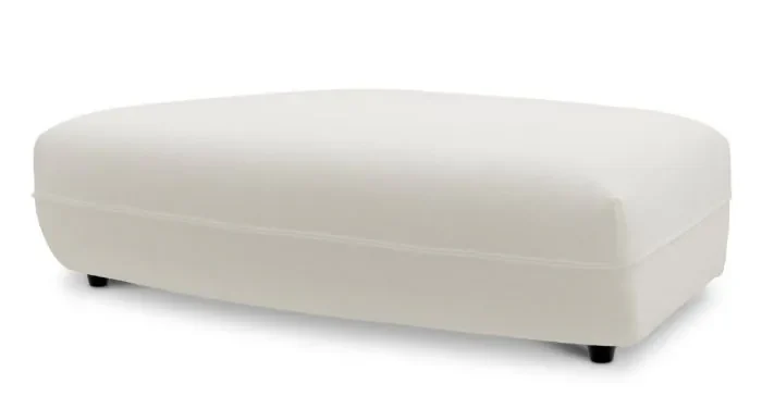 Eichholtz CMA0214 Modular Sofa Grand Avenue Ottoman in Muslin White