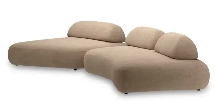 Eichholtz CMA0186 Modular Sofa Grand Avenue Ottoman in Stratfort Honey