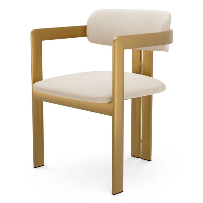 Eichholtz CMA0263 Dining Chair Donato in Stratfort Pearl