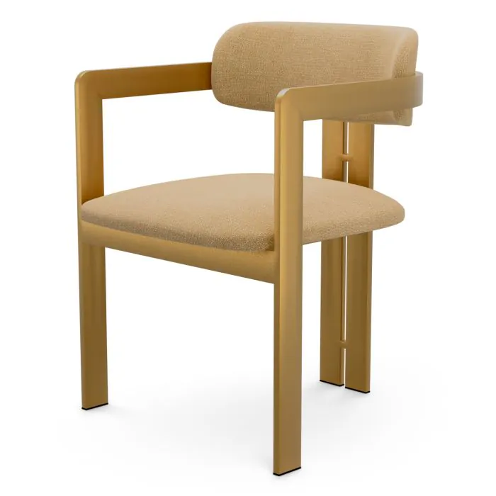 Eichholtz CMA0265 Dining Chair Donato in Stratfort Honey