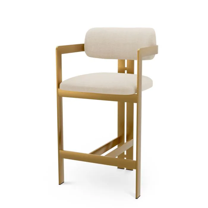 Eichholtz CMA0286 Counter Stool Donato in Stratfort Pearl