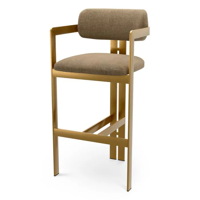 Eichholtz CMA0312 Bar Stool Donato in Stratfort Brown
