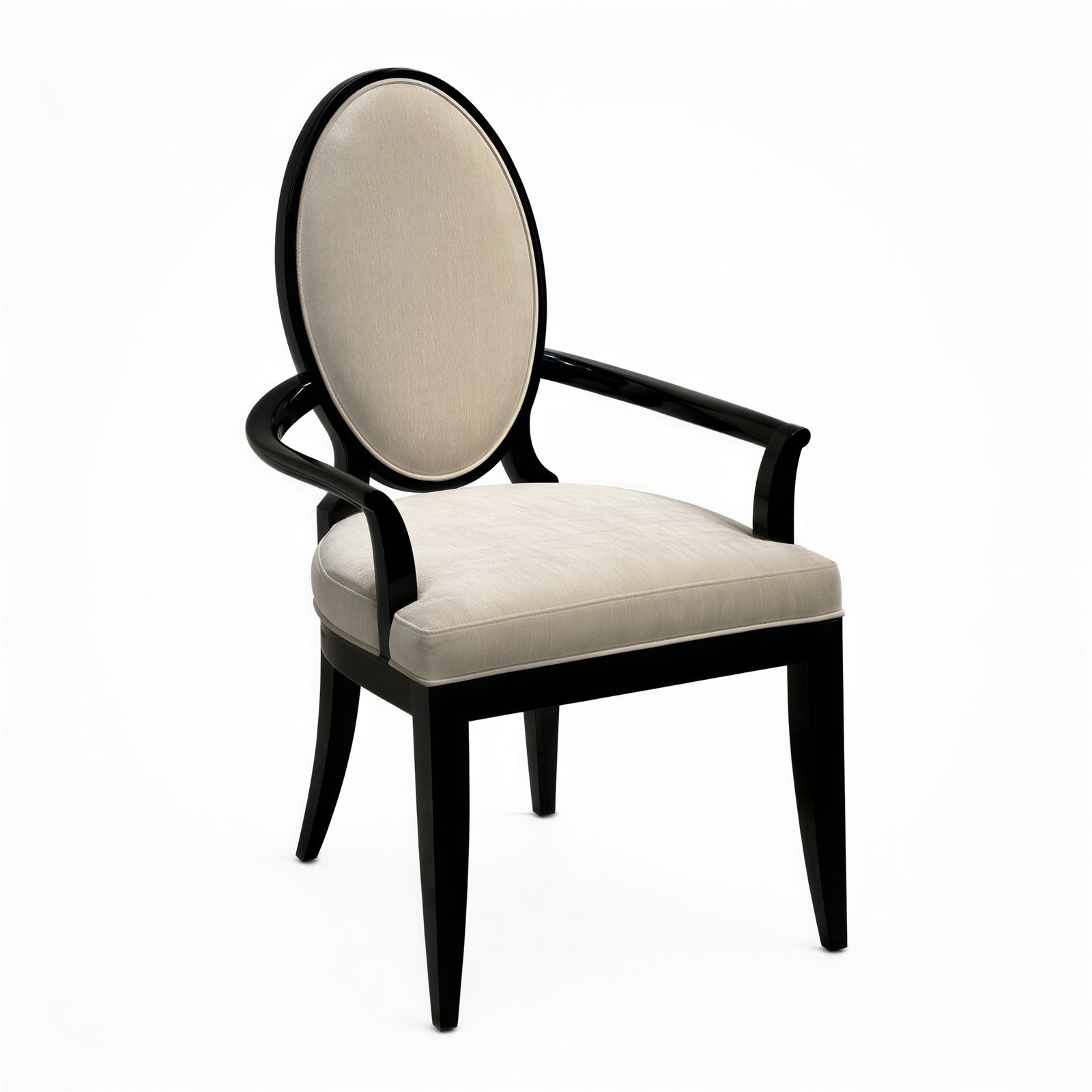 ART Furniture 351207-2761 Boulevard Upholstered Arm Chair in Raven Black