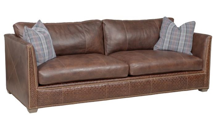 Fairfield P-2604-93-B Chesterfield 93″ Sofa in Leather