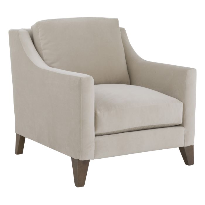 Fairfield P-2715-01-C Lounge Chair with Tapered Legs