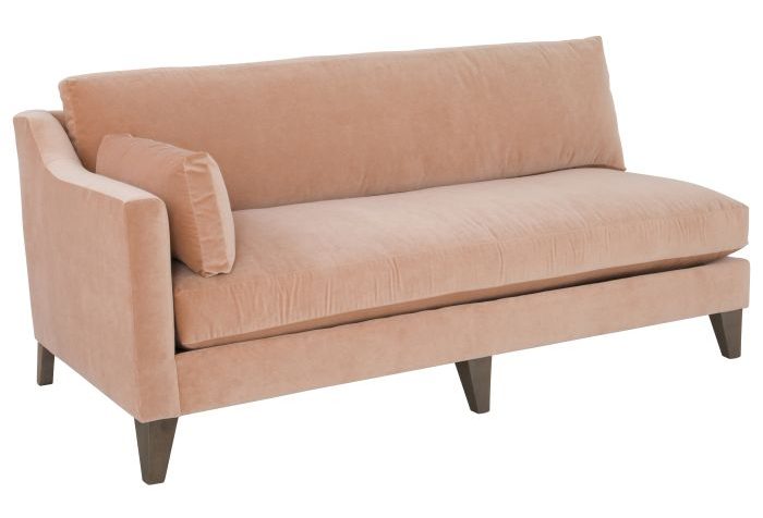 Fairfield P-2715-52-A Left Arm Facing Sofa One Back over One Seat with Tapered Legs