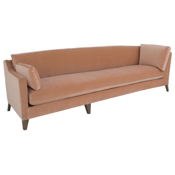 Fairfield P-2715-54-A Left Arm Facing Corner Sofa One Back over One Seat with Tapered Legs