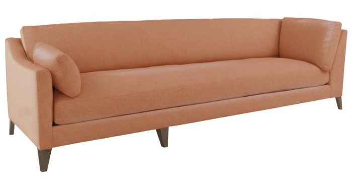 Fairfield P-2715-58-A Left Arm Facing Grande Corner Sofa One Back over One Seat with Tapered Legs