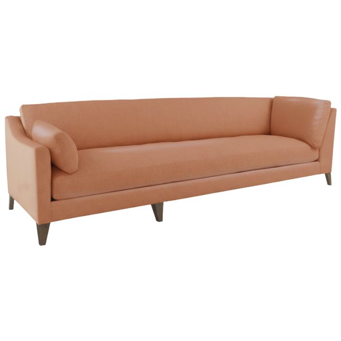 Fairfield P-2715-58-A Left Arm Facing Grande Corner Sofa One Back over One Seat with Tapered Legs