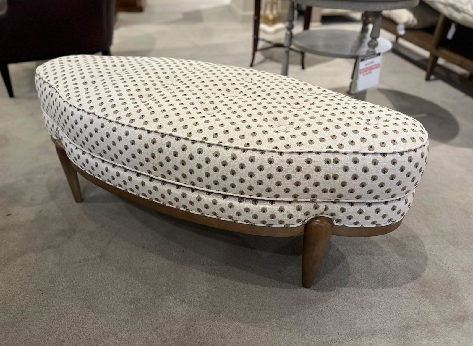 Hickory Chair HC8509-29/310 Fanny Ottoman at Factory Outlets by Hickory Park