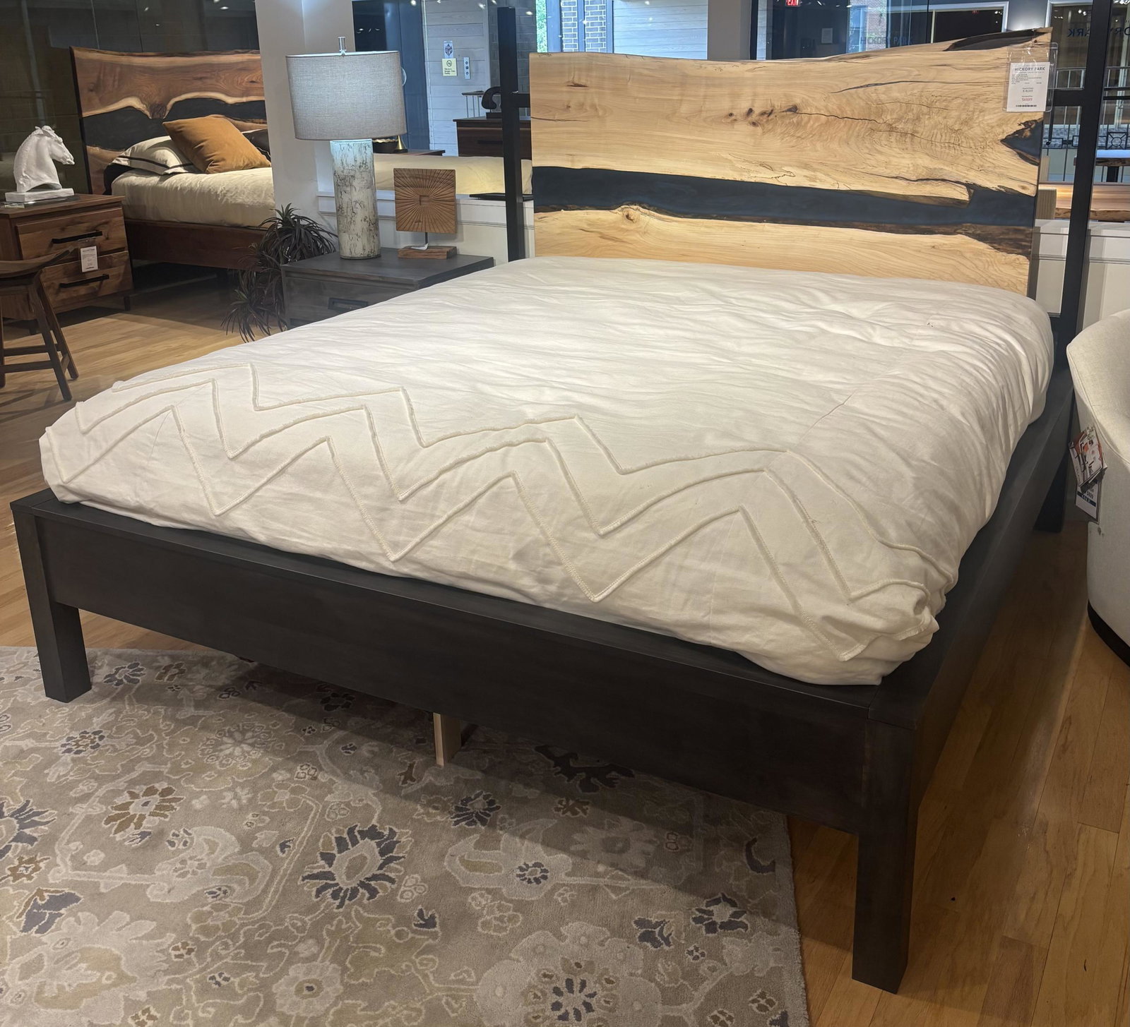 Still Fork EX1102K Maple Live Edge King Bed