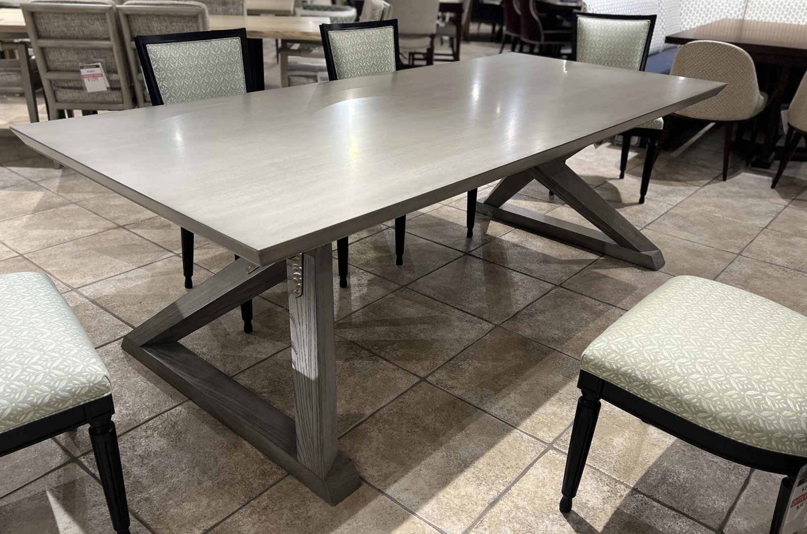 Hickory Chair HC8648-70/330,340 Freya Dining Table at Factory Outlets by Hickory Park
