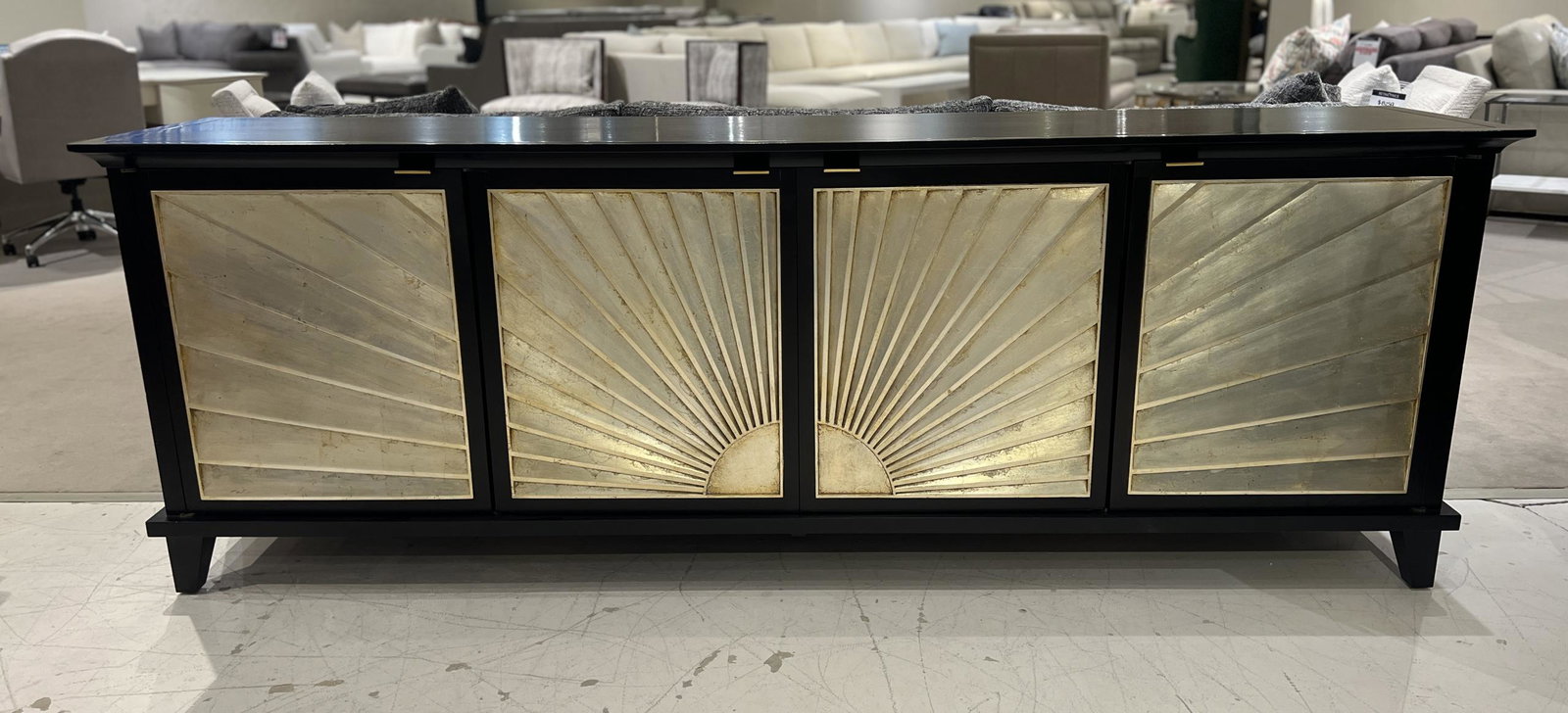 Hickory Chair HC6447-70/180 Brandywine 4 Door Credenza at Factory Outlets by Hickory Park