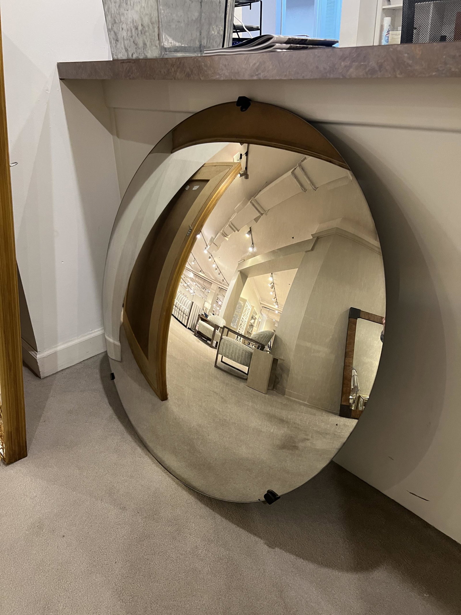 Century TSA-234-V2/60 Rive Gauche Convex Mirror - Silver Century TSA-234-V2/60 Rive Gauche Convex Mirror - Silver