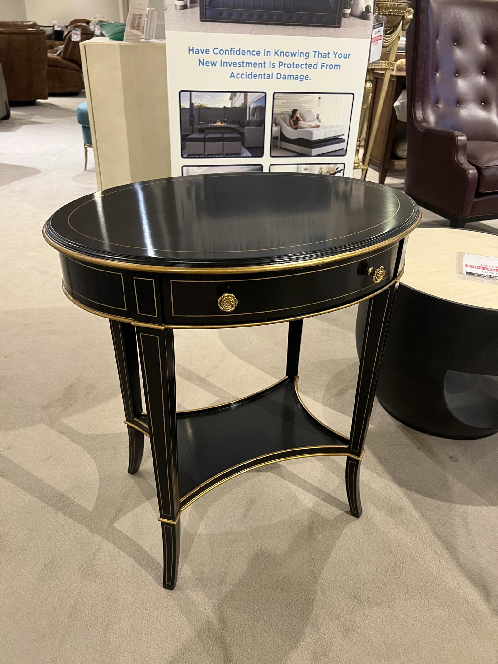 Maitland-Smith 89-1010/120 Equinox Oval Side Table