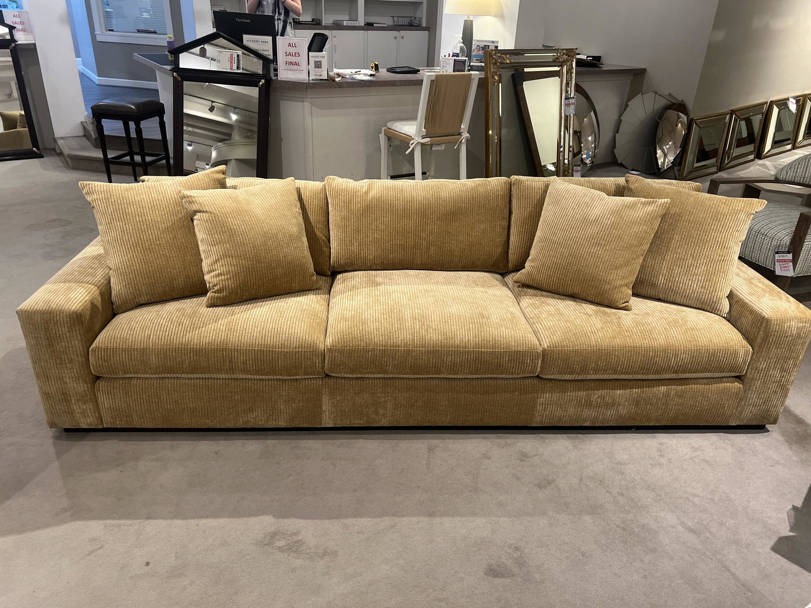 Century LTD7100-1/270 Great Room Large Sofa at Factory Outlets by Hickory Park