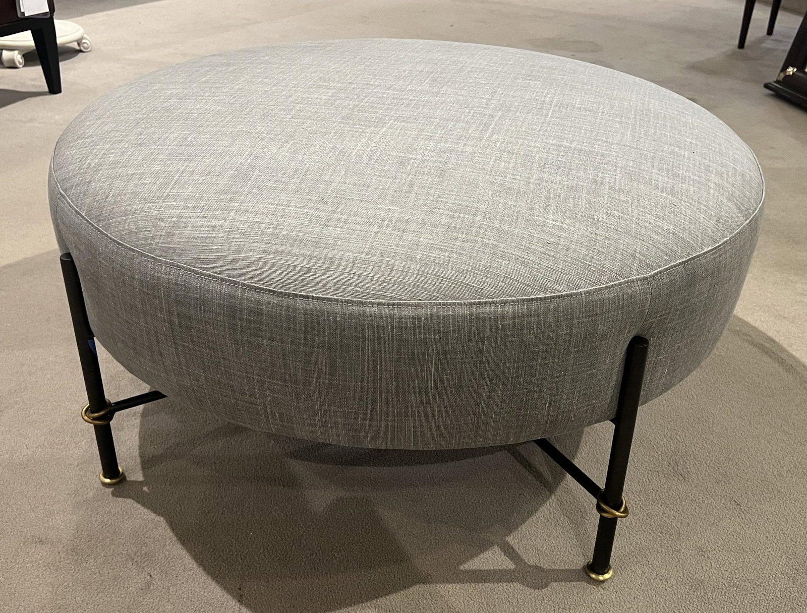 Century TS-CCU-3160-12-F1/180 Dominique Ottoman at Factory Outlets by Hickory Park