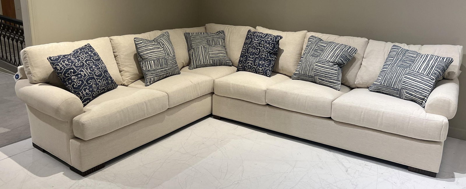 Century LTD7600-4352/190,200 Cornerstone 2 PC Sectional at Factory Outlets by Hickory Park