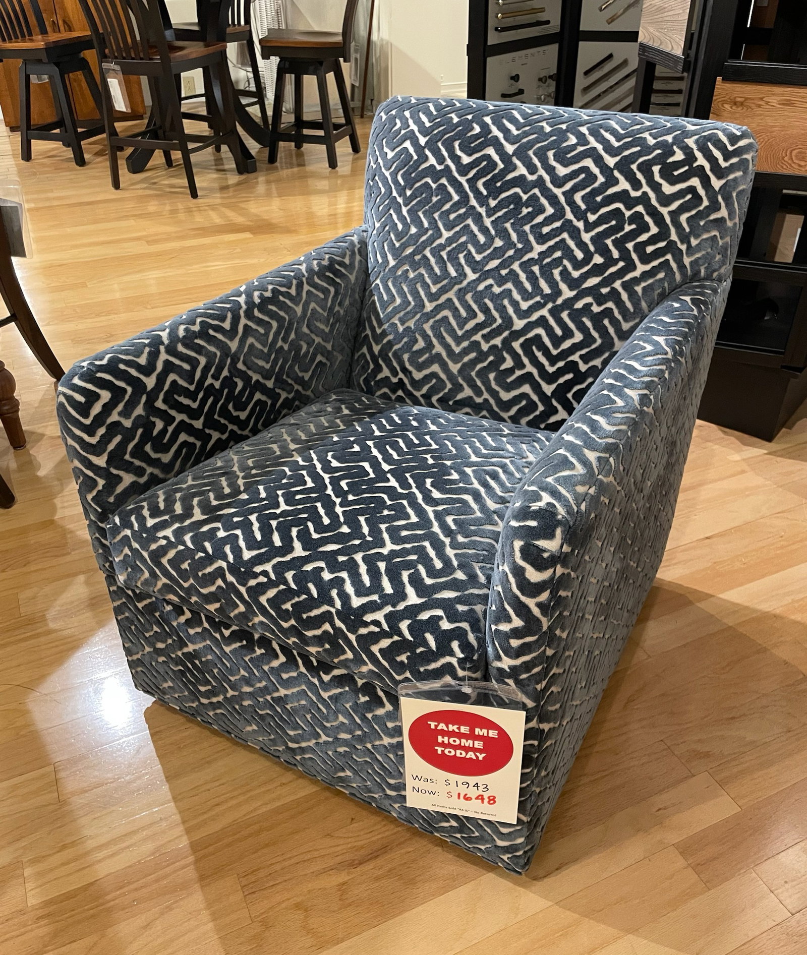 CR Laine 4451-05SW Miranda Swivel Chair