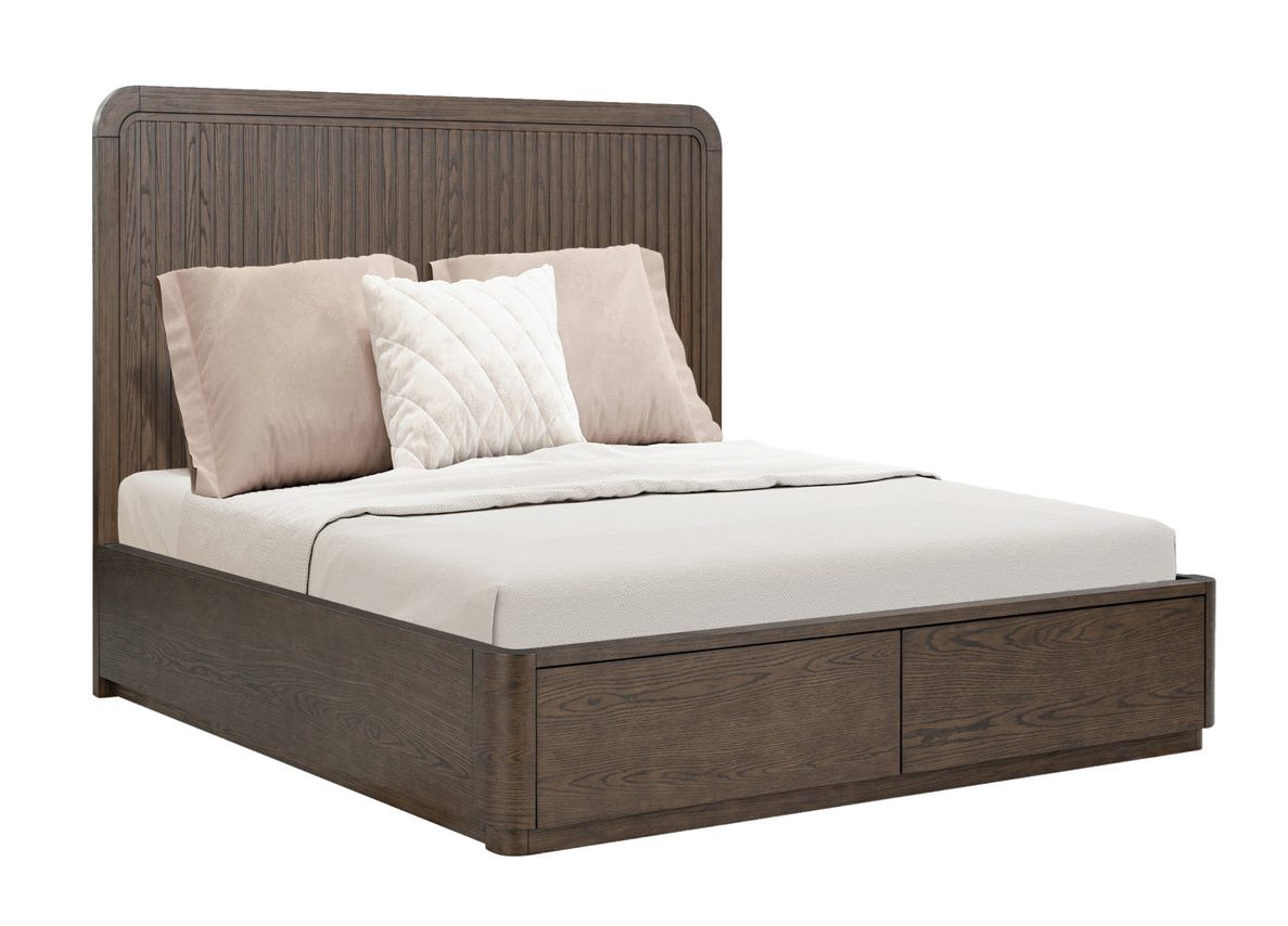 Flexsteel W1013-90QS Athens Queen Panel Storage Bed