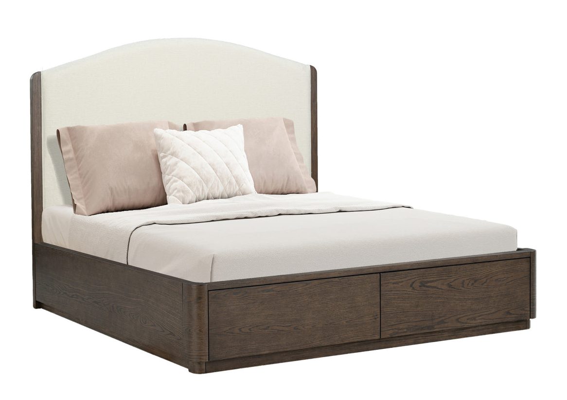 Flexsteel W1013-91QS Athens Queen Upholstered Storage Bed