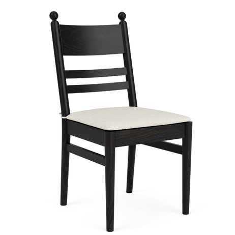 Riverside 61758 Calhoun Black Ladderback Side Chair 2 Included